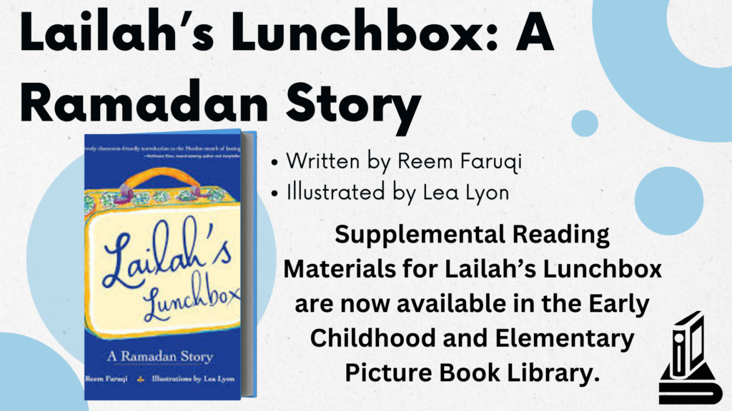 Lailah’s Lunchbox A Ramadan Story